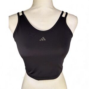 Adidas Women’s HIIT Heat-Ready Crop Top Black - Medium